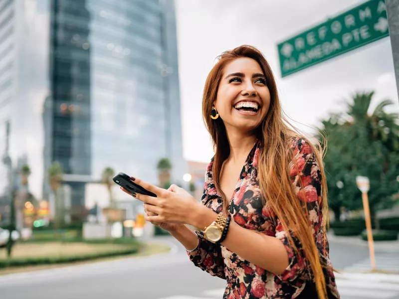 Businesswoman in Mexico City