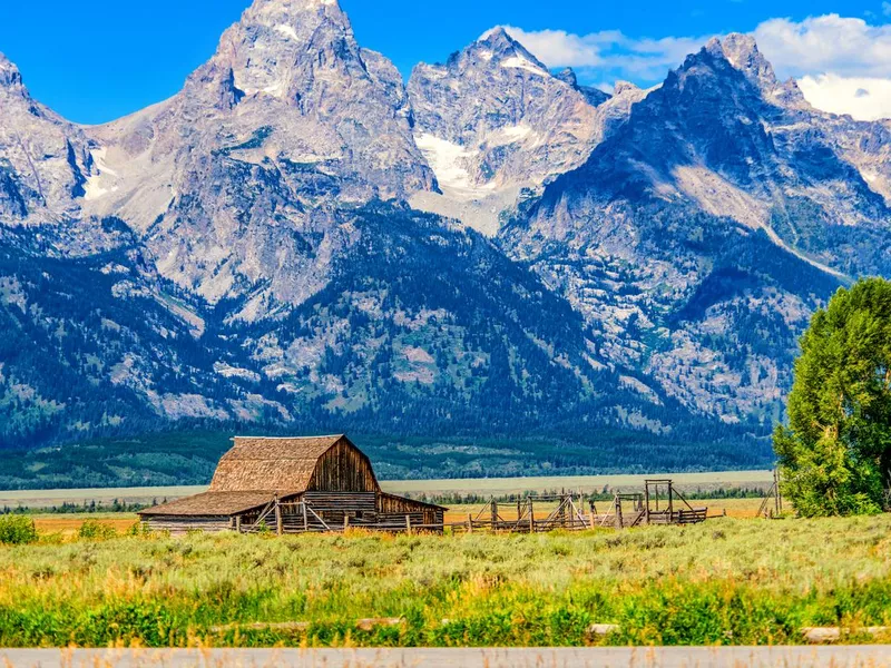 John Moulton Barn on Mormon Row in Grand Teton