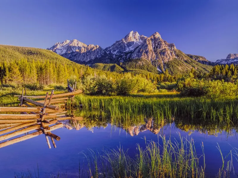 The Sawtooth Mountain Range, Stanley Idaho