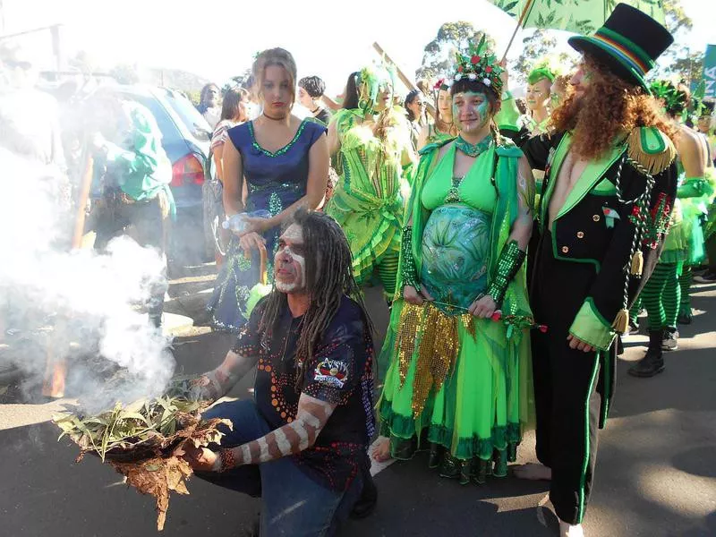 Nimbin MardiGrass event in 2019