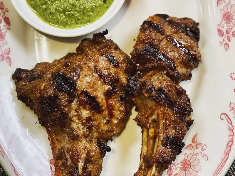 Baar Baar's lamb chop