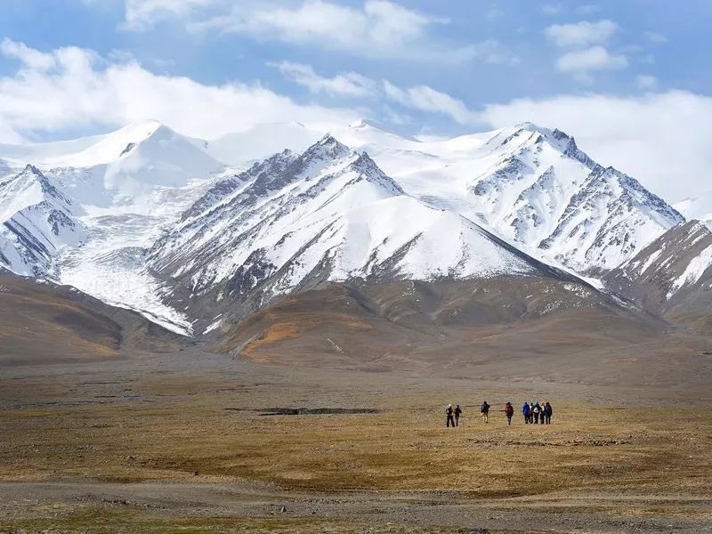 Mountains in Golmud, China