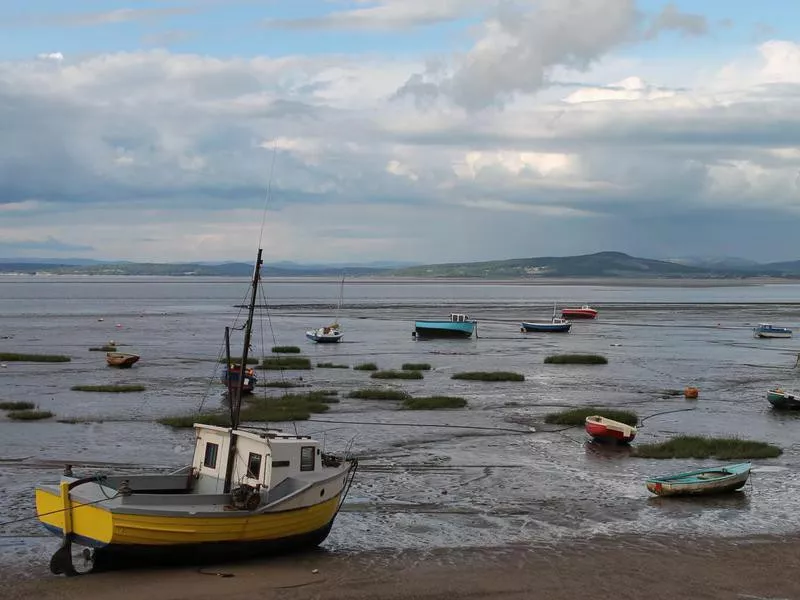 Morecambe Bay in England