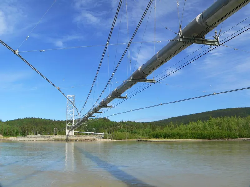 Trans-Alaska Pipeline: Tanana crossing