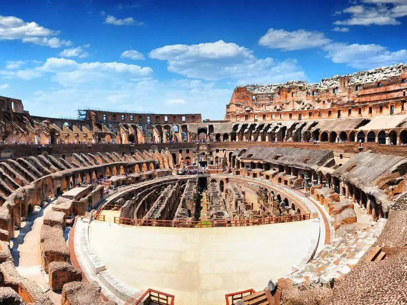 The Colosseum in Rome, Italy