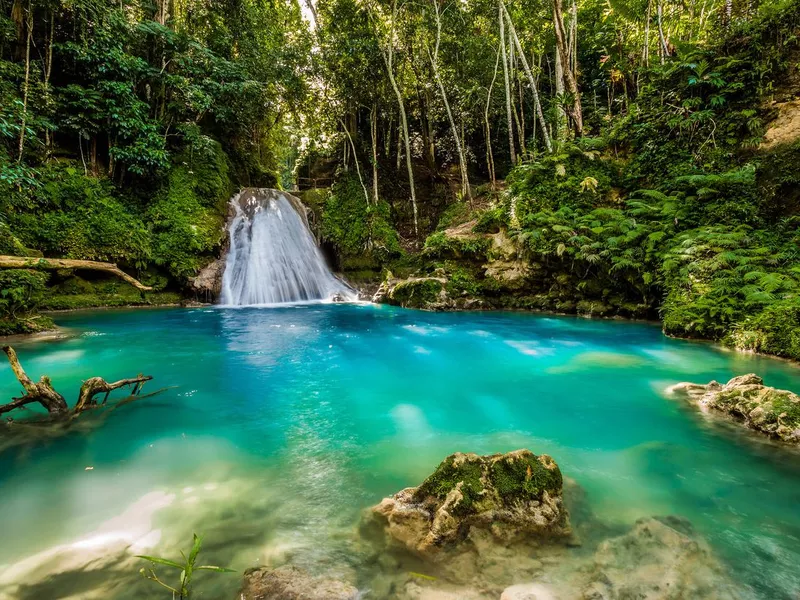 waterfall in Jamaica