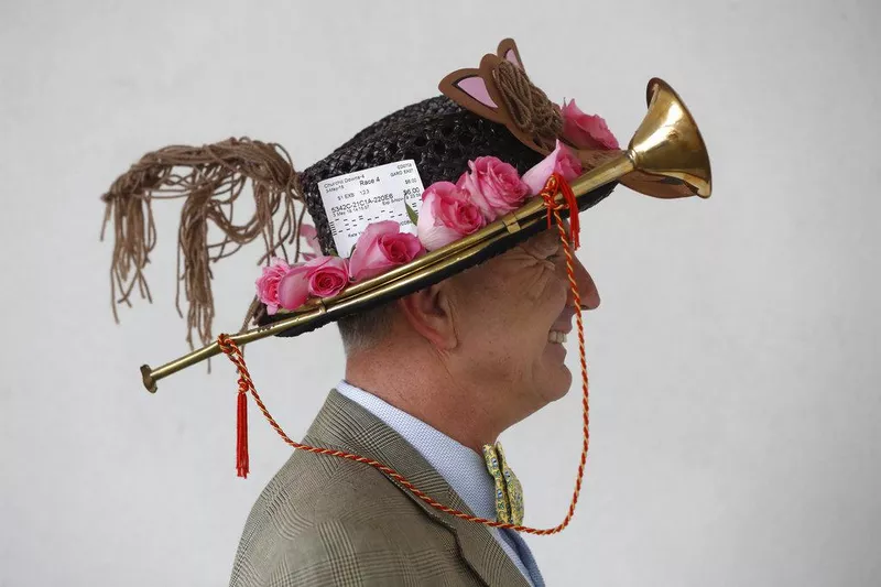 Trumpet Kentucky Derby hat