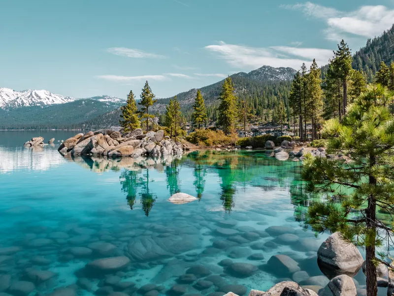 Lake Tahoe in winter