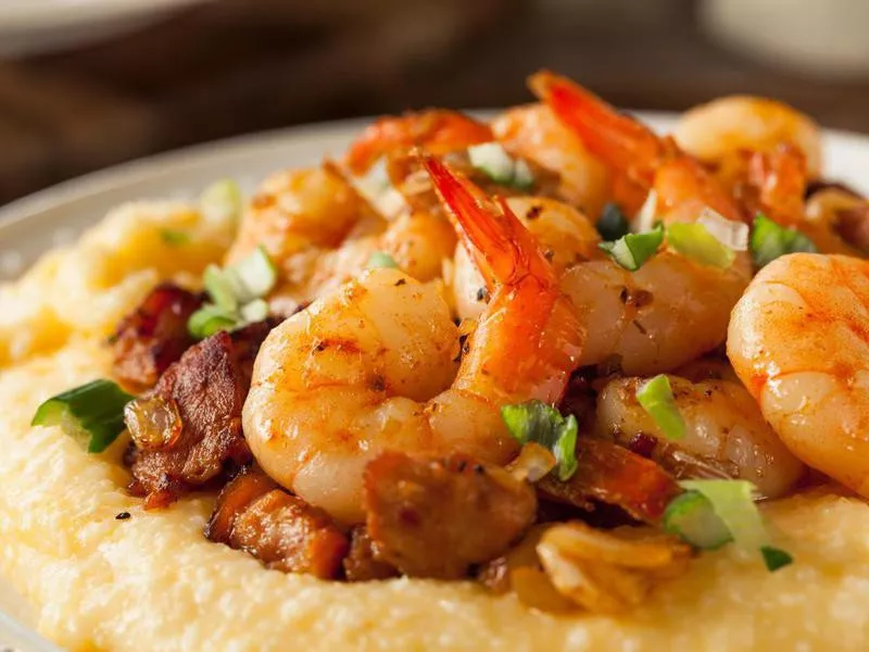 Homemade shrimp and grits