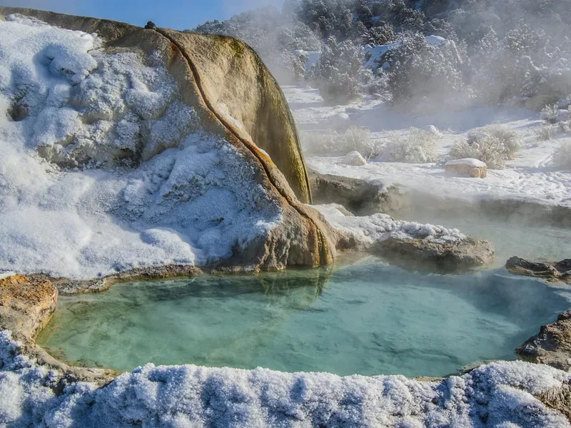 Travertine Hot Spring