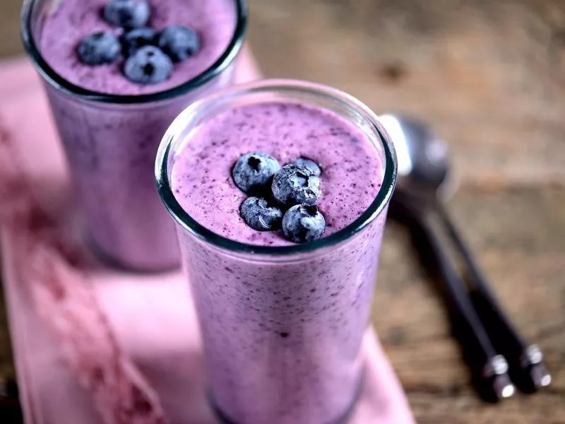 Blueberry smoothie