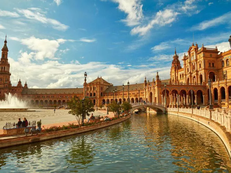 Plaza de España, Seville, Spain.