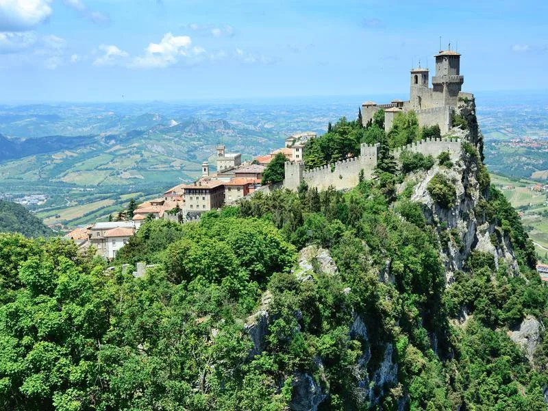 San Marino castle