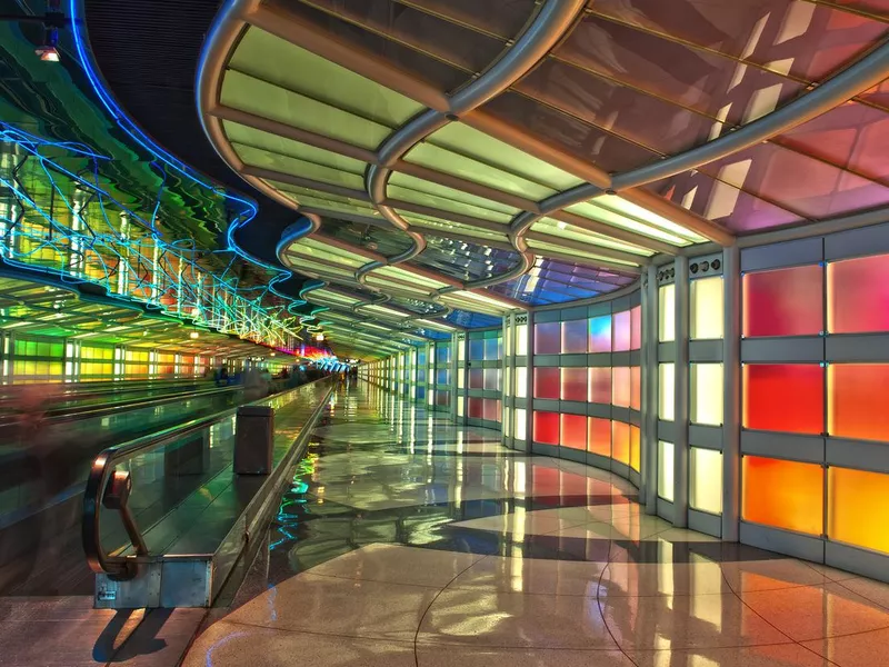 Passenger tunnel, Chicago O'Hare Airport