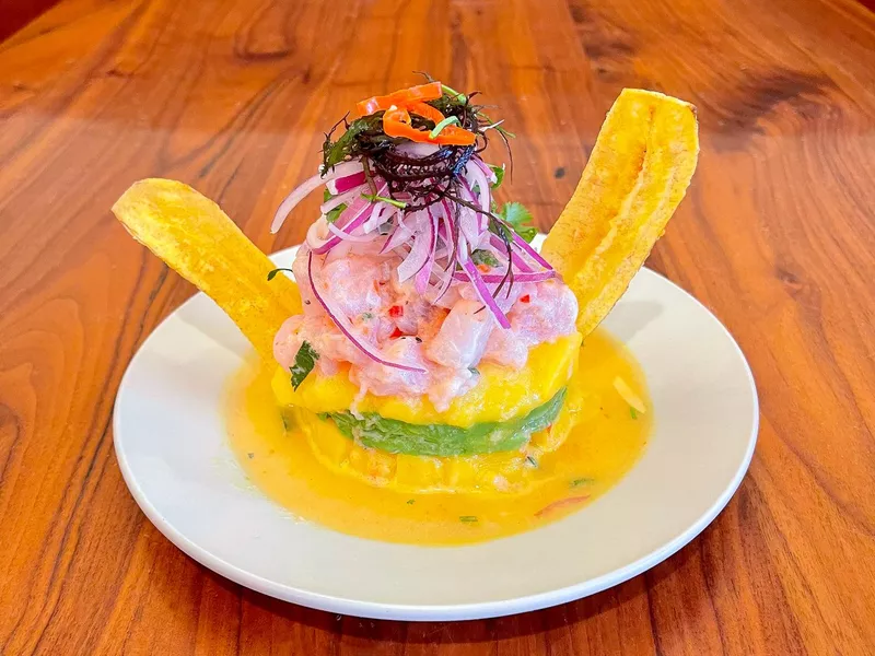 Dish at Sabor Peruano Restaurant