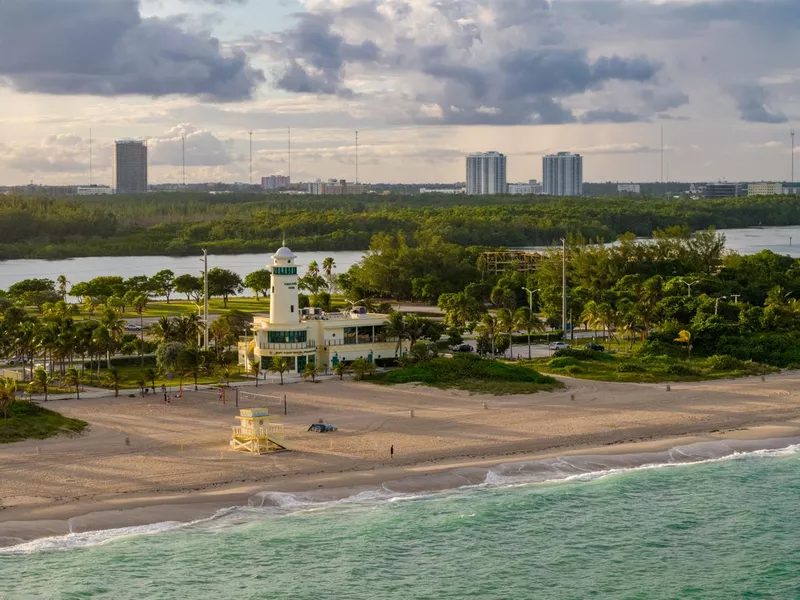 Sunset over Haulover Beach in Miami, Florida