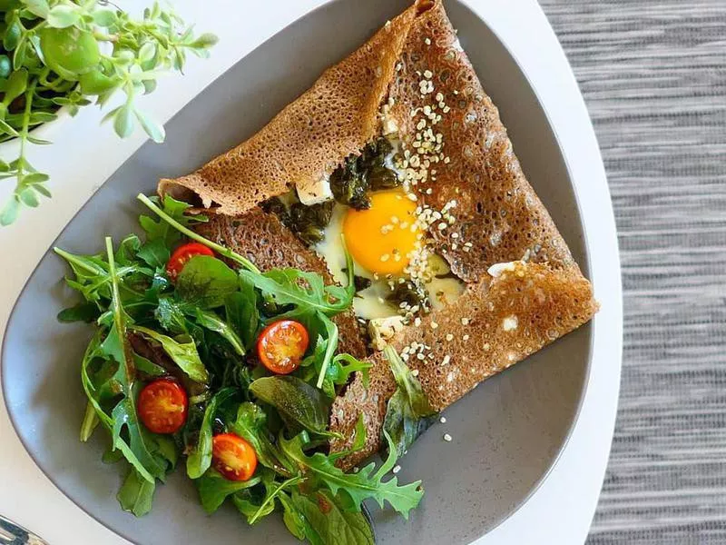 Savory crepe