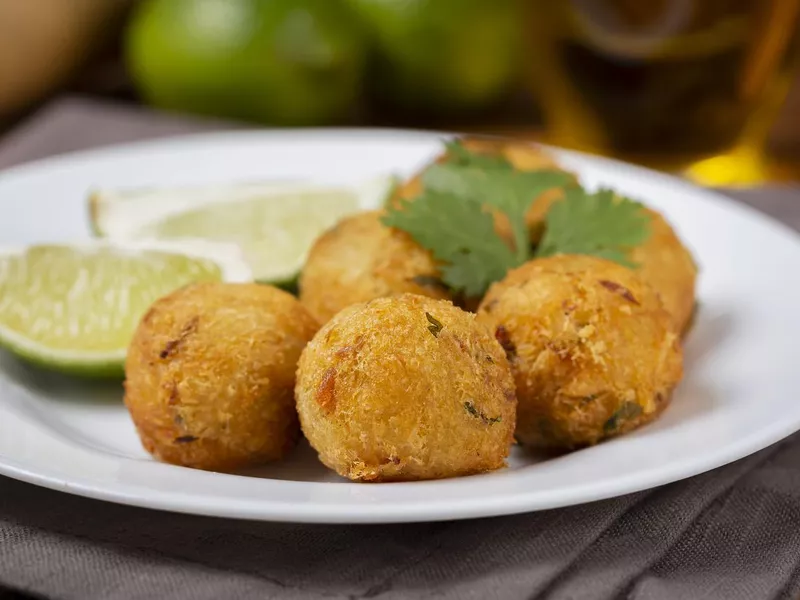 Cod dumpling Bacalão Bunuelos