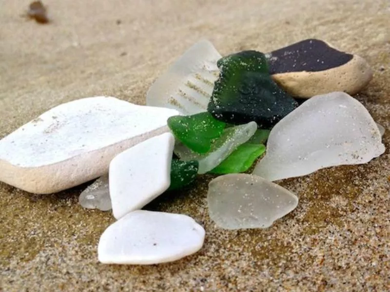 Glass on Summerland Beach