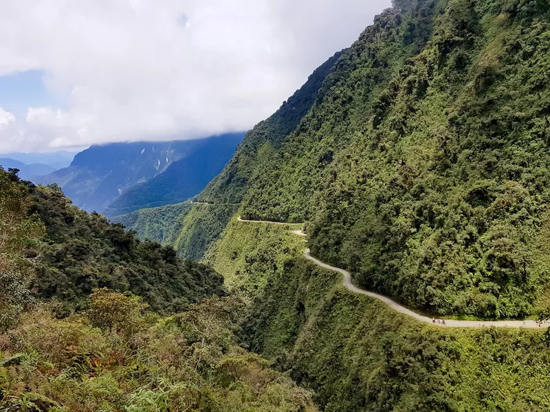 The Death Road in Bolivia