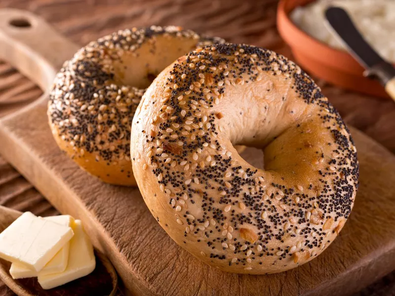 Poppy seed Bagels