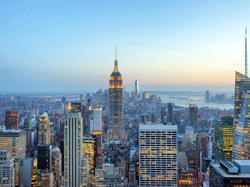 Manhattan at dusk, New York