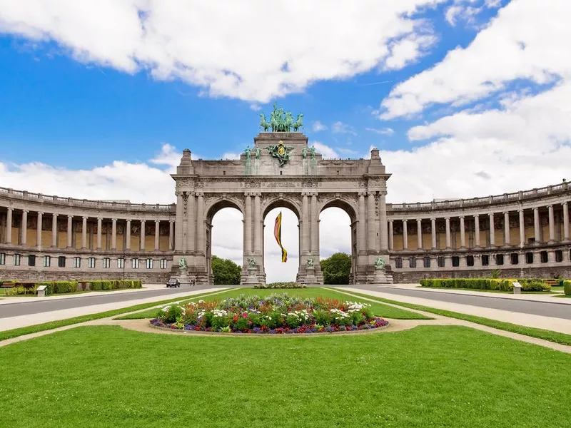 The Triumphal Arch in Cinquantenaire Parc