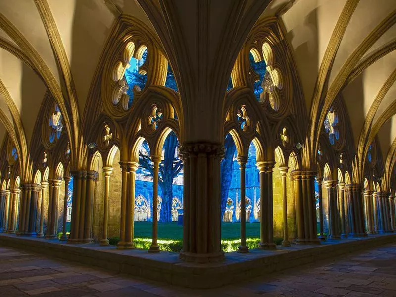 Inside Salisbury Cathedral