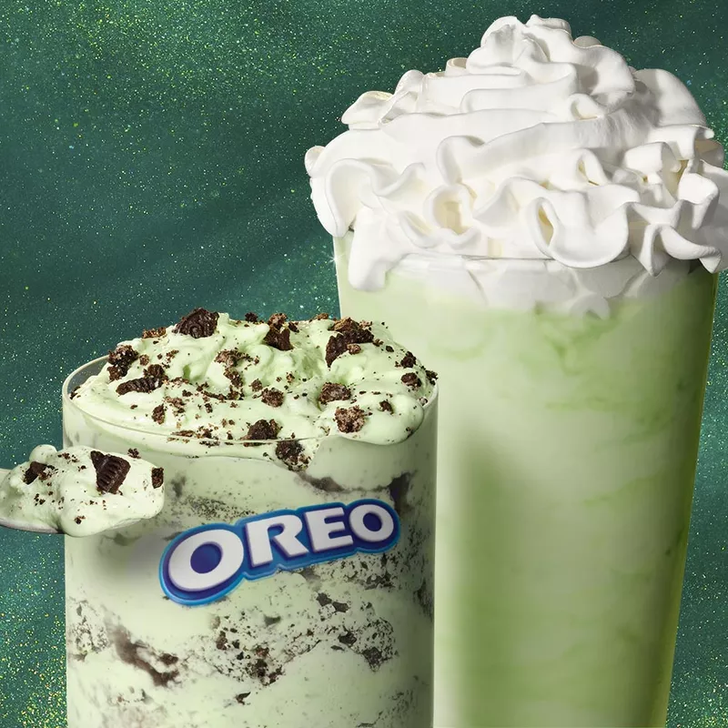 McDonald's Oreo Shamrock McFlurry