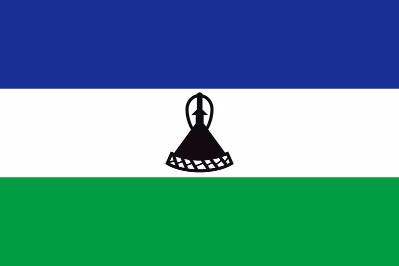 Lesotho African Country Flag