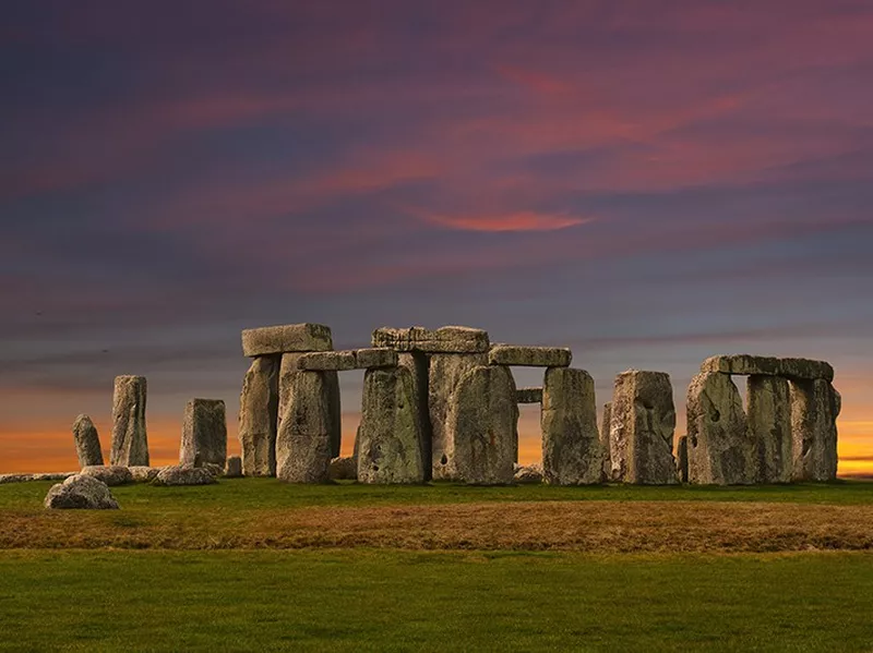 Stonehenge at dusk