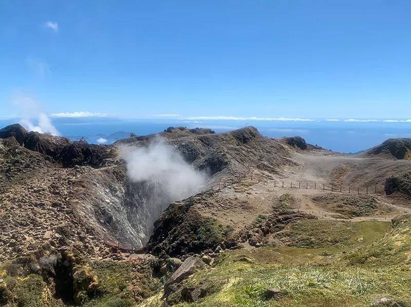 La Soufriere Volcano in Saint Vincent