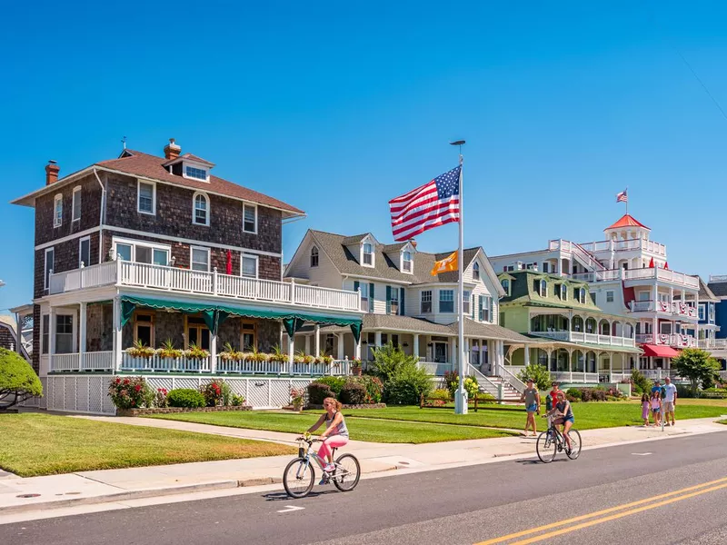 People in Cape May New Jersey