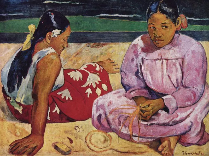 Gaugin Tahitian Women on the Beach