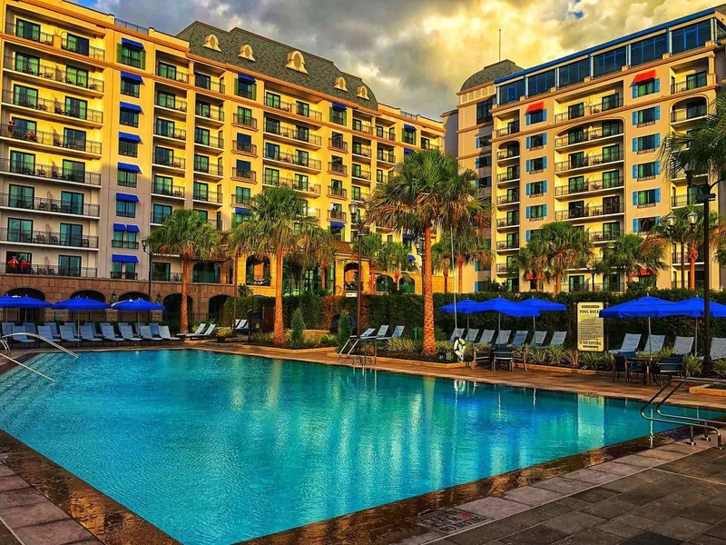 Poolside view at Disney's Riviera Resort