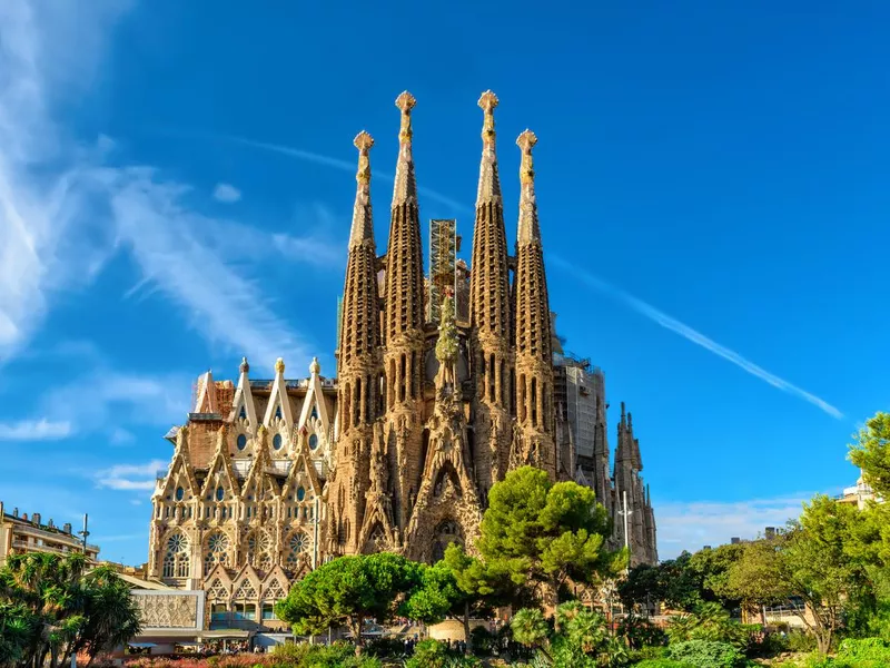 Sagrada Familia cathedral in Barcelona