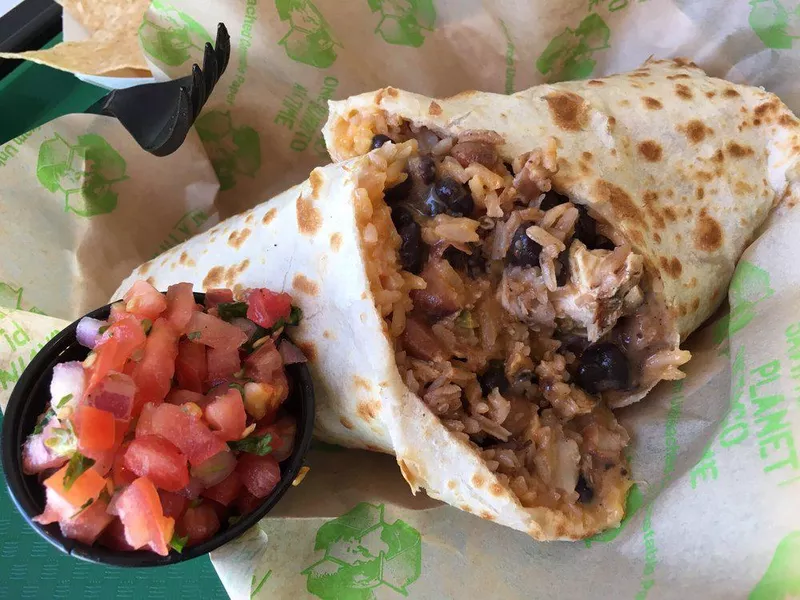 Baja Fresh burrito