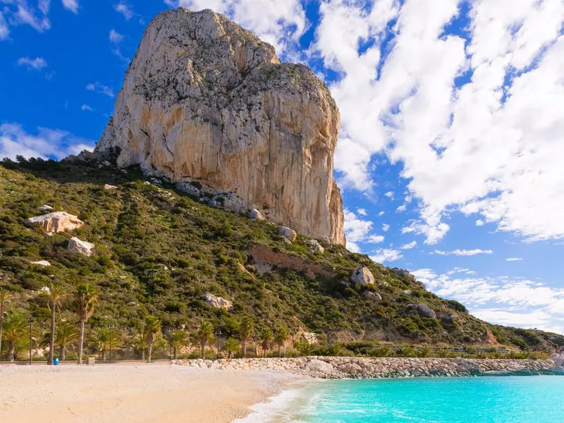 Raco beach in Calpe, Spain