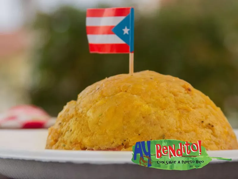 Mofongo at Ay Bendito Con Sabor a Puerto Rico in Miami