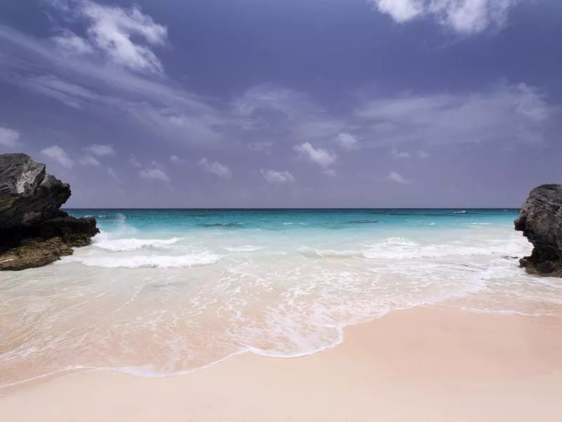 Bermuda pink sand beach