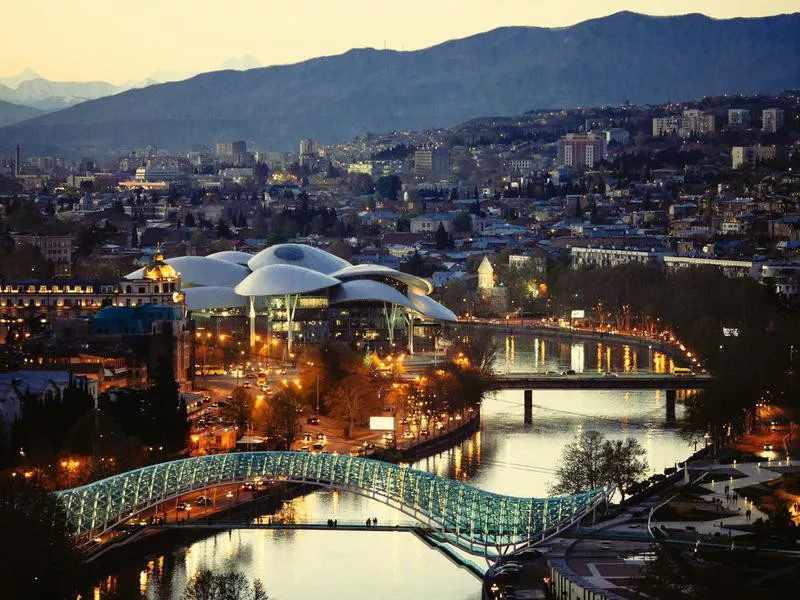 Tbilisi at night