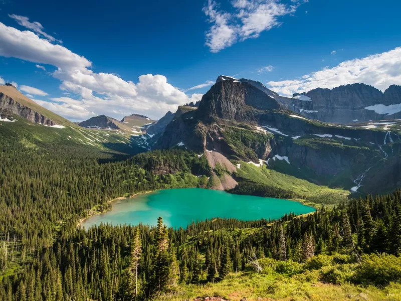 Grinnell Lake in Glacier National Park