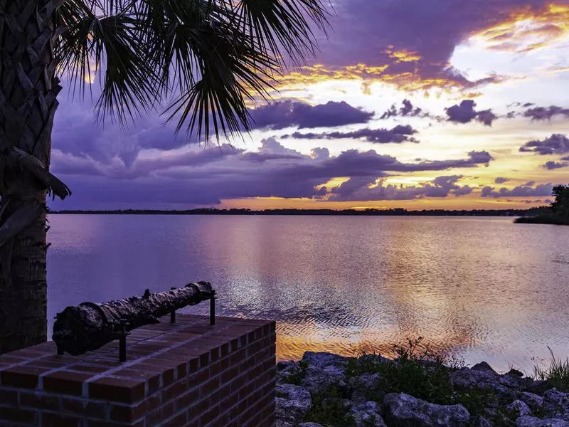 Sunset over Lake Dora, Florida