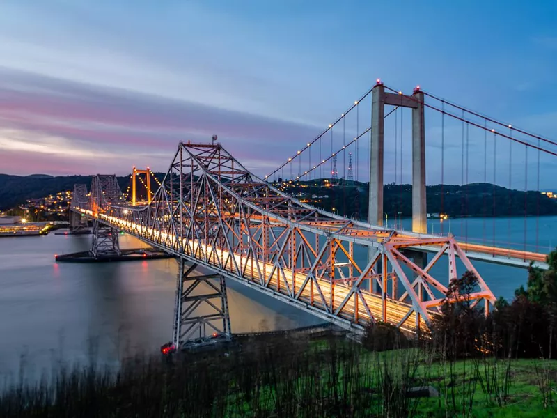 Alfred Zampa Memorial Bridge at Dawn