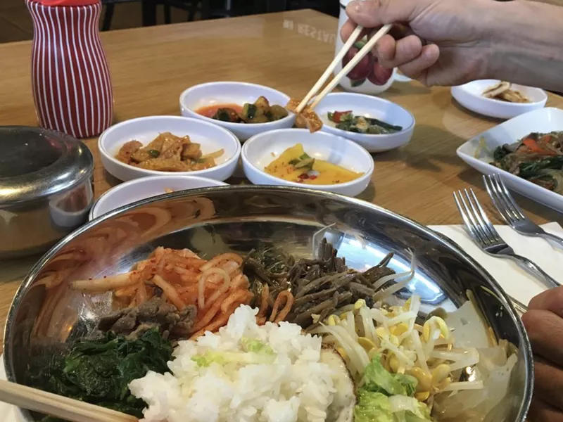 Food at Jinmi Korean Restaurant in Anchorage