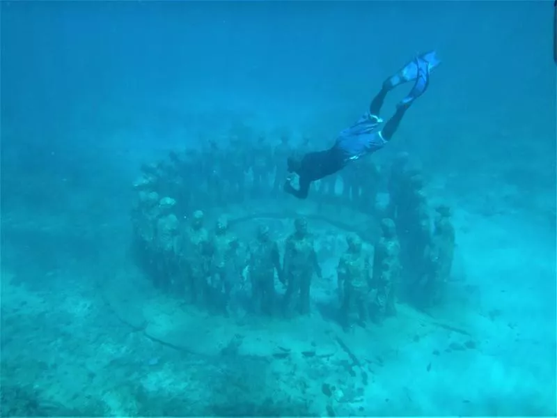 Underwater Sculpture Park in Grenada