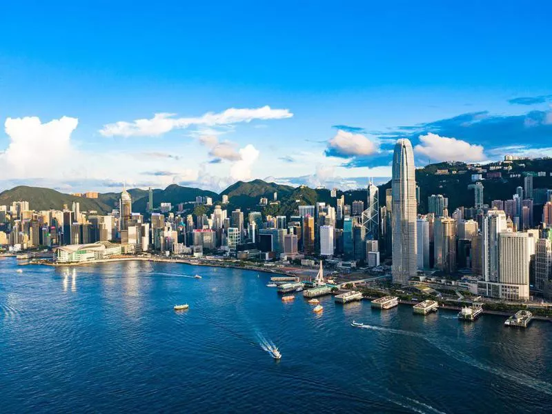 Hong Kong harbor