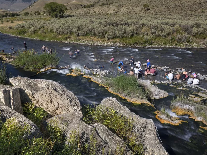 Boiling River, Yellowstone National Park, Wyoming