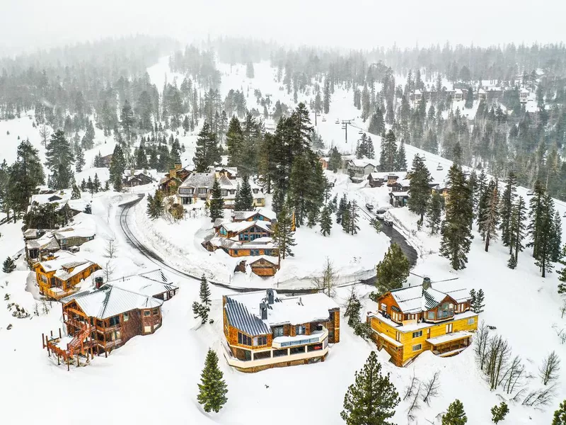 Snowy Mammoth Cabins