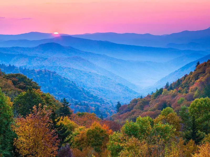 Great Smoky Mountains in the fall